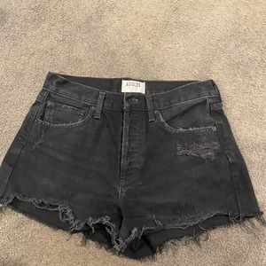 AGOLDE BLACK JEAN SHORTS SZ 26